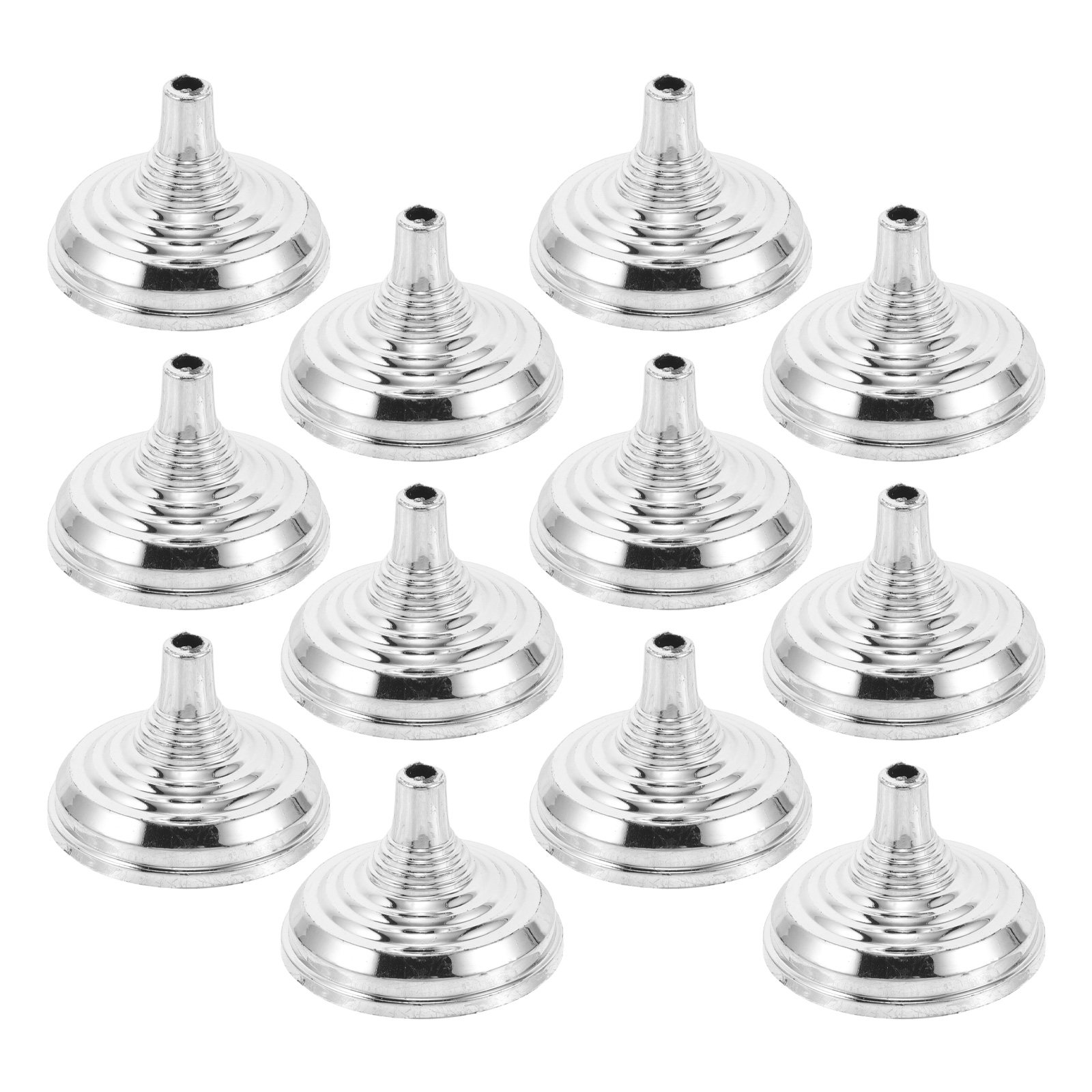 Home Office Hidden Desk - 12Pcs Silver Mini Desk Flag Stand
