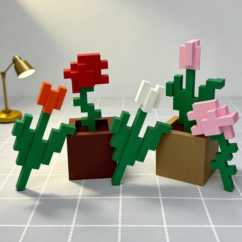 Home Office Hidden Desk - 3D Printing Unique Flower Decorations, Pixel