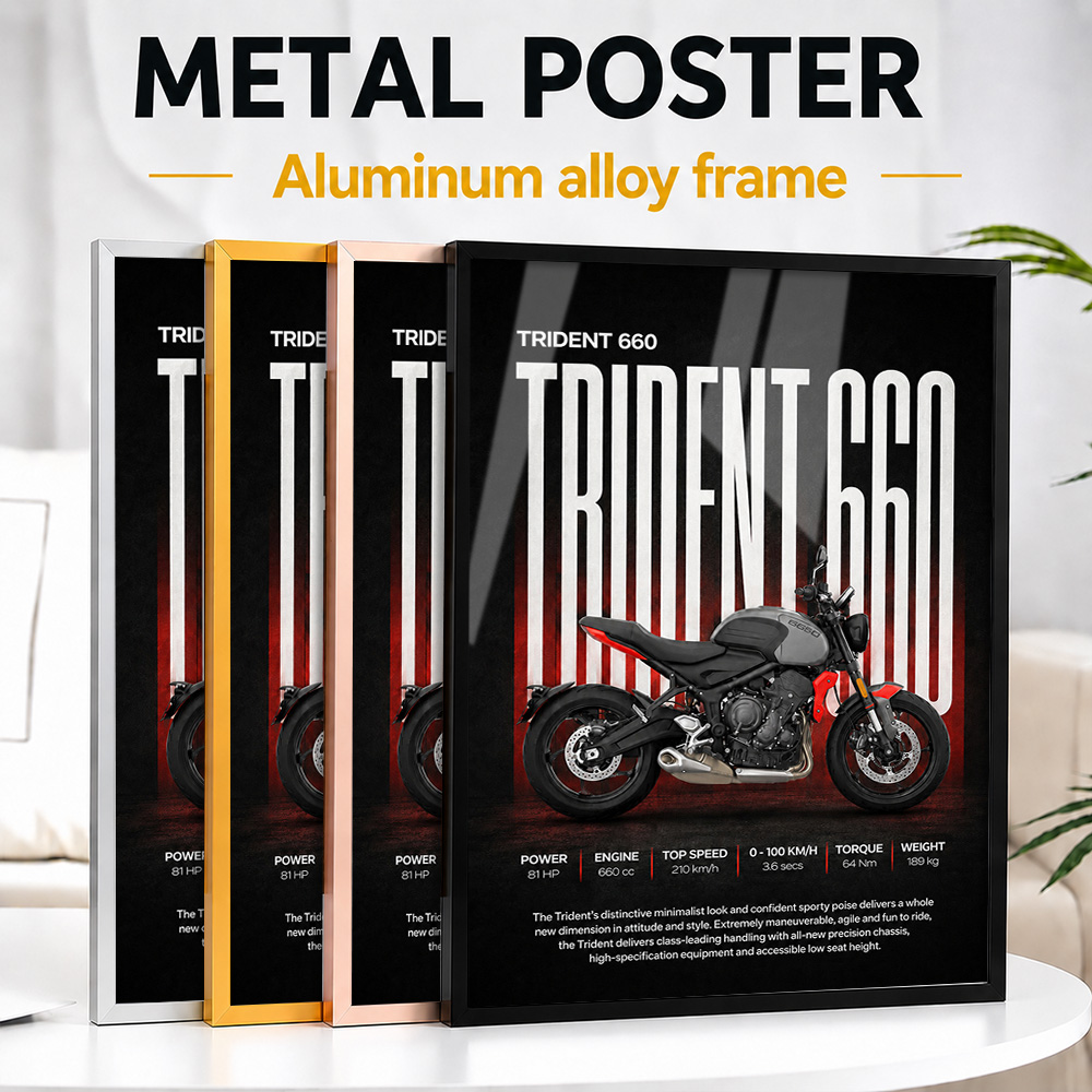 Home Office United Kingdom - United Kingdom Trident 660 Motorcycle Framed
