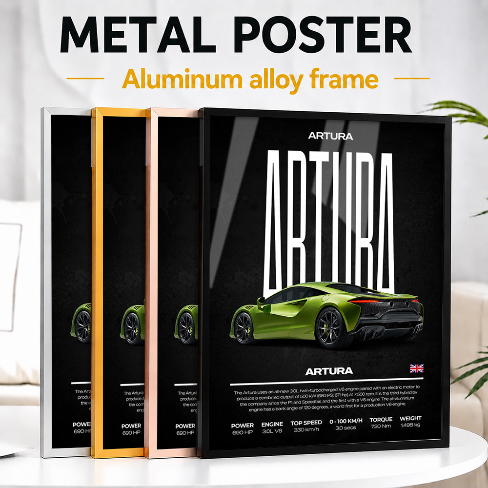 Home Office United Kingdom - United Kingdom Artura Car Framed Aluminum