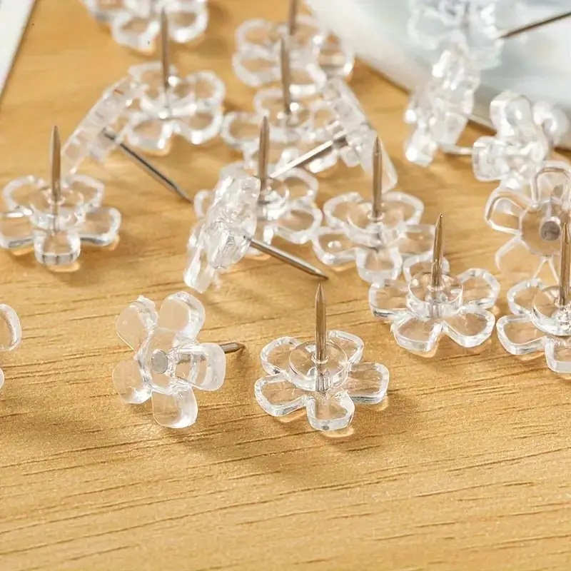 Home Office Image - 50/100/200pcs Flower Push Pins Display Fixing