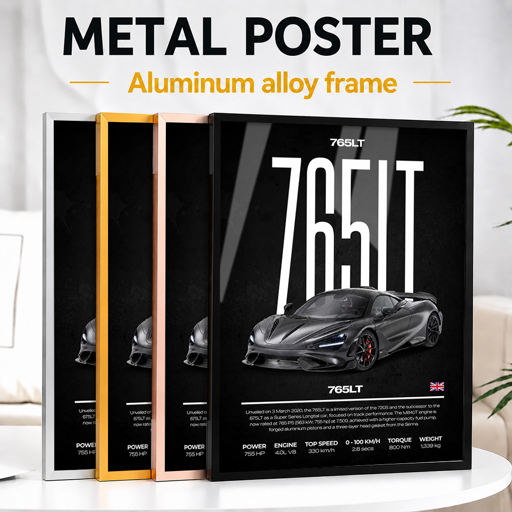 Home Office United Kingdom - United Kingdom 765LT Car Metal Poster