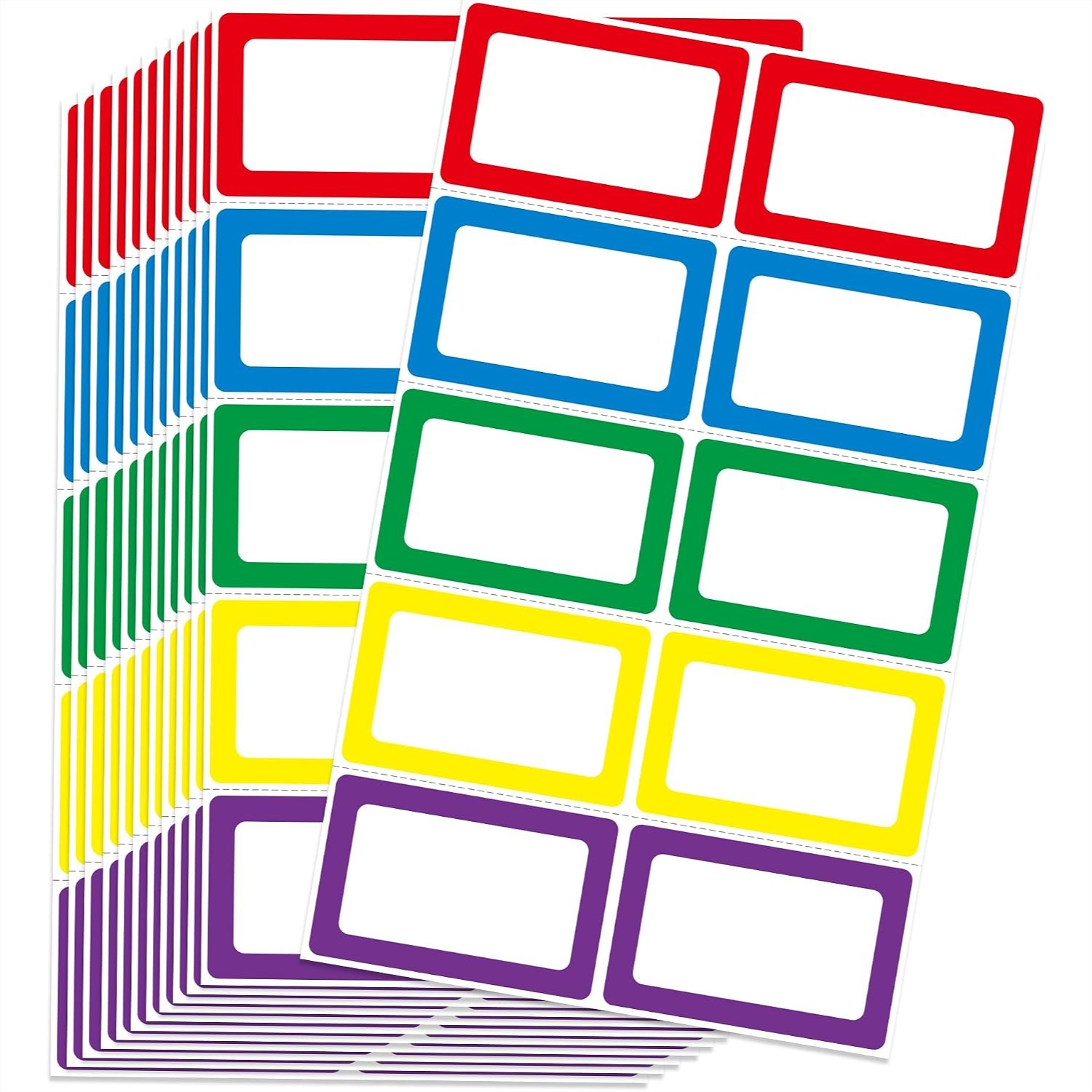 Home Office Image - 200 Name Tags Stickers 3.5x2.25 Inches