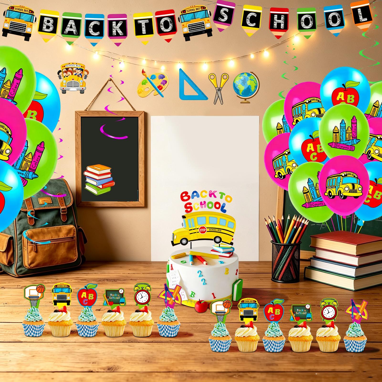 Home Office Backdrop - Back To School Decorations for Home