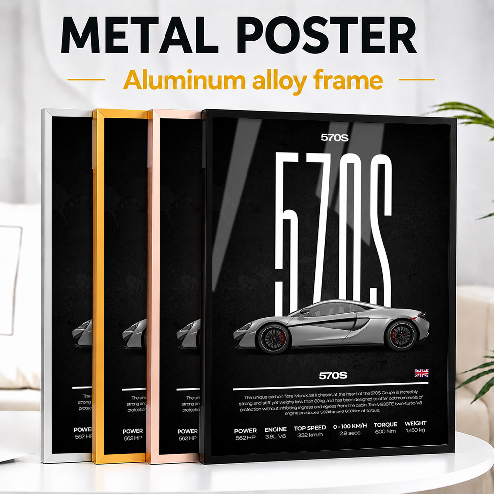 Home Office United Kingdom - United Kingdom 570S Car Framed Metal