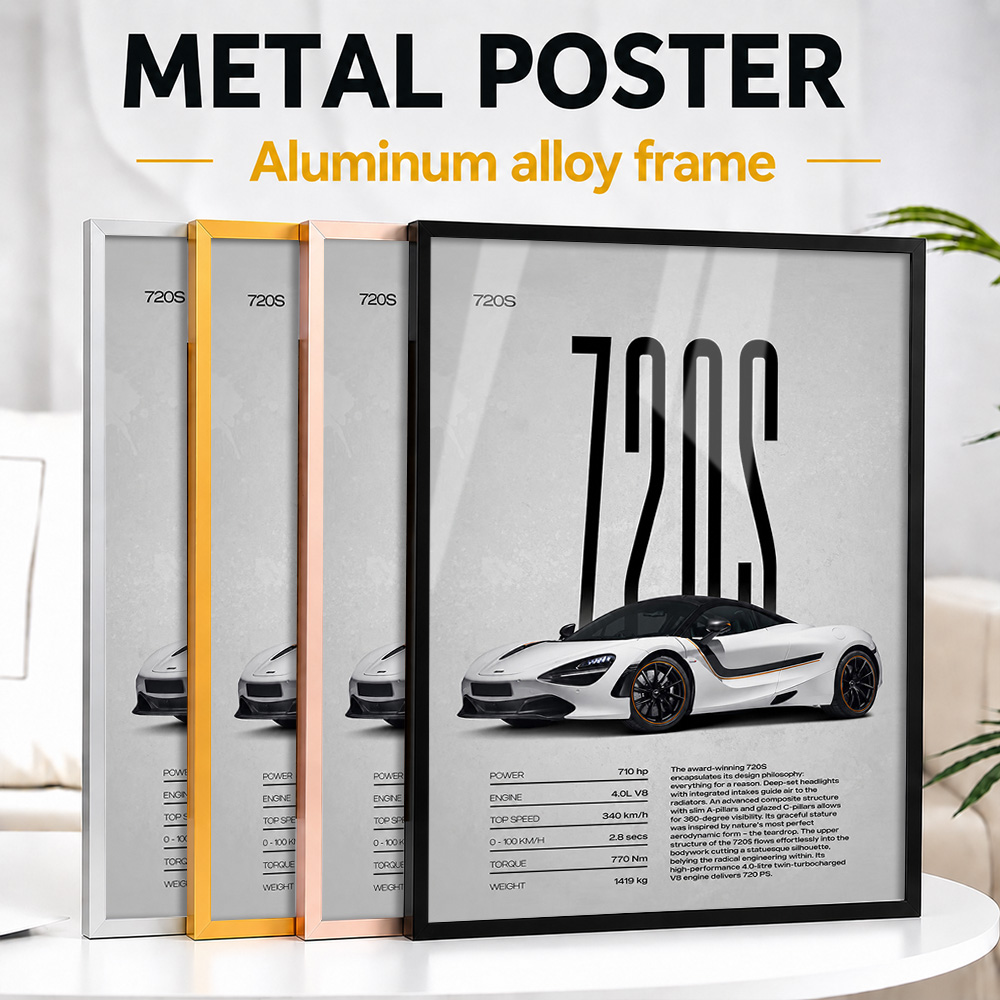 Home Office United Kingdom - United Kingdom 720S Car Framed Metal