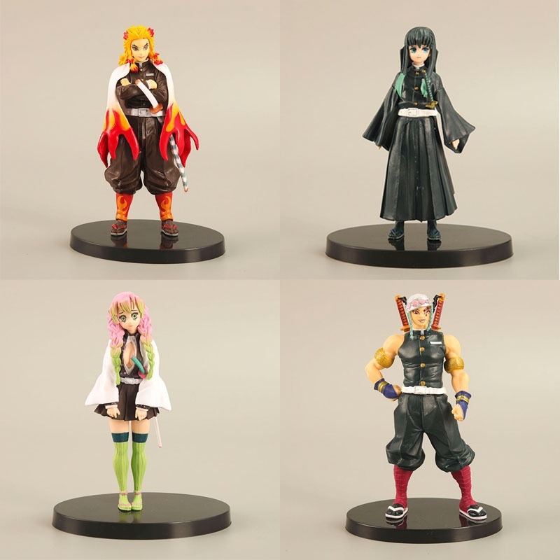 4PCS Demon Slayer Hashira Figu - Home Office Romance Manga 评论和价格