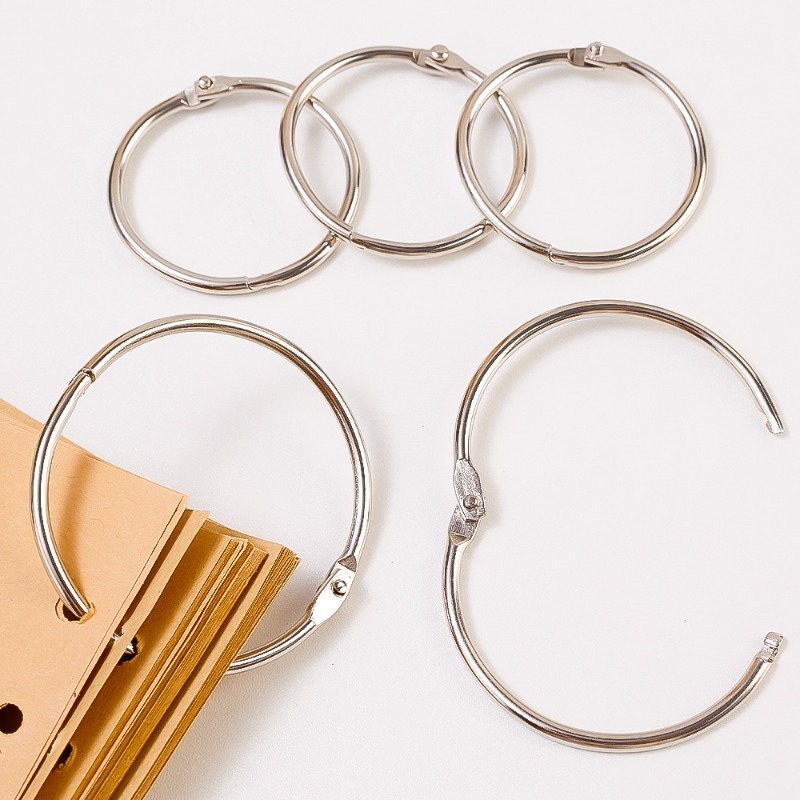 1-10PCS Metal Ring Binder Book - Home Office Image 评论和价格
