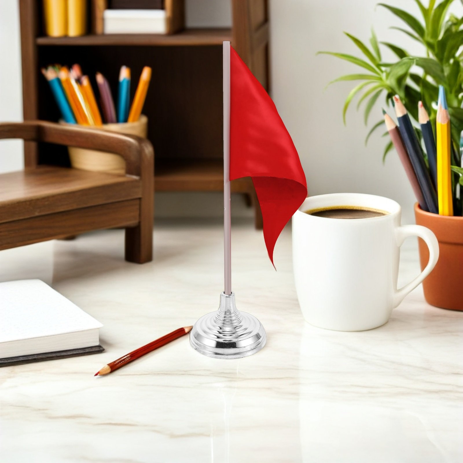 12Pcs Silver Mini Desk Flag St - Home Office Hidden Desk 评论和价格