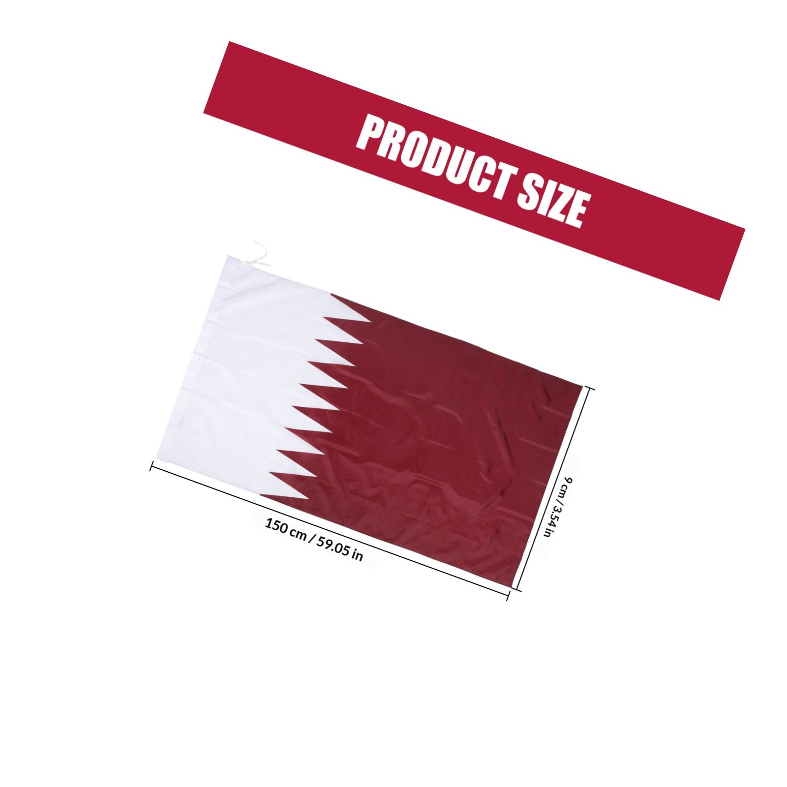 Qatar Hanging Nation Flag Poly - Home Office Qatar 评论和价格