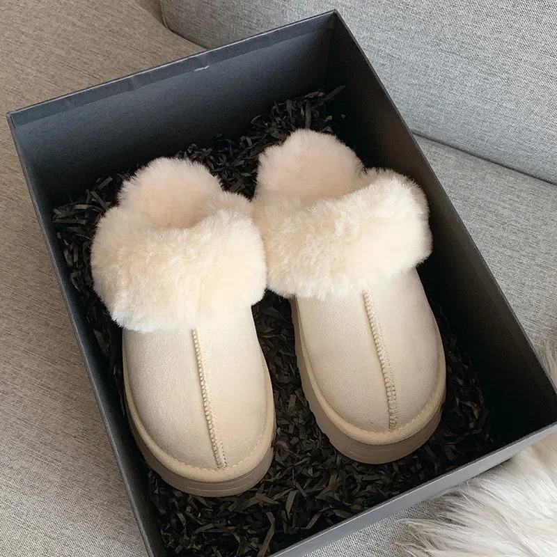 2024 NeW Fur Slippers Women Wi - Home Office 2024 评论和价格