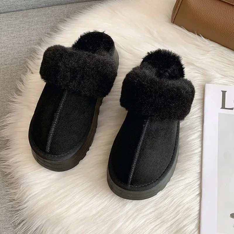 2024 NeW Fur Slippers Women Wi - Home Office 2024 评论和价格