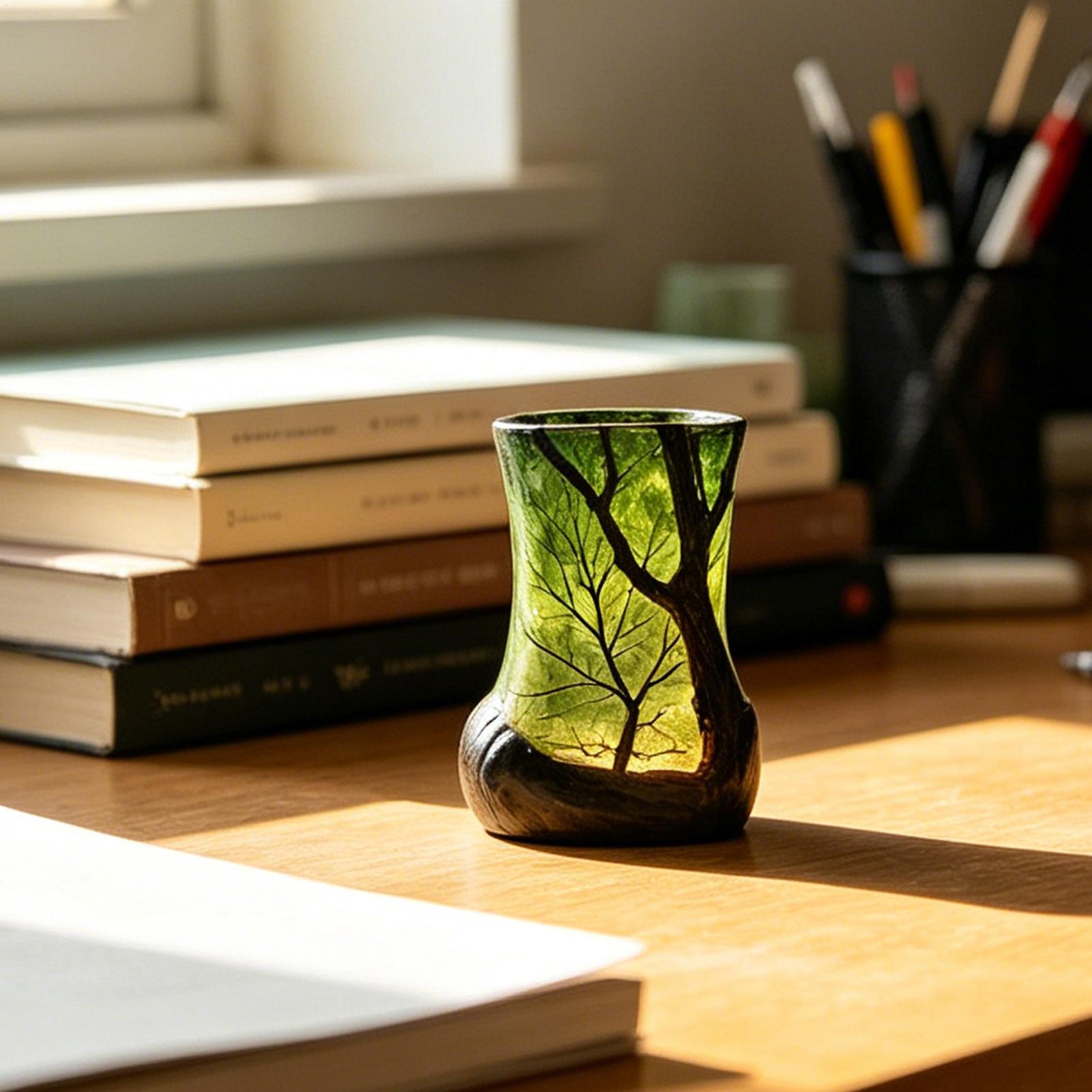Bedside Table Lamp Forest Nigh - Home Office Shed 评论和价格
