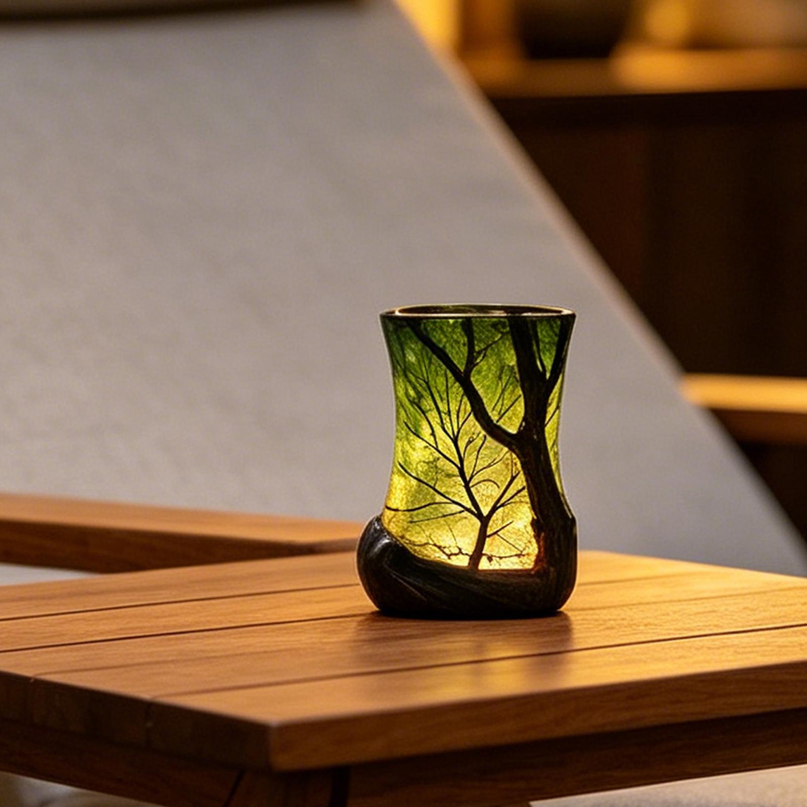 Bedside Table Lamp Forest Nigh - Home Office Shed 评论和价格