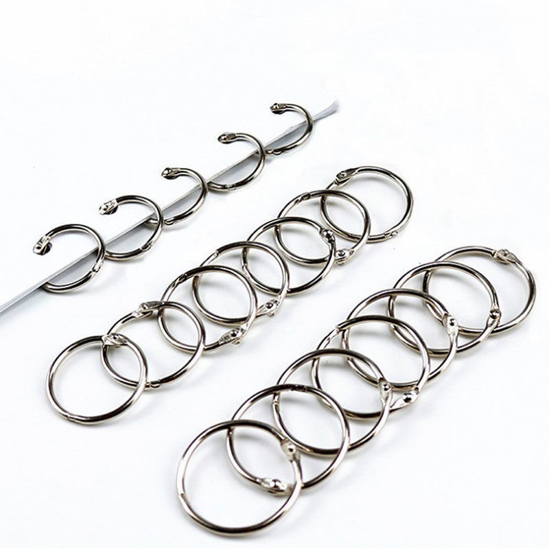 10pcs Loose Leaf Binder Rings  - Home Office Image 评论和价格