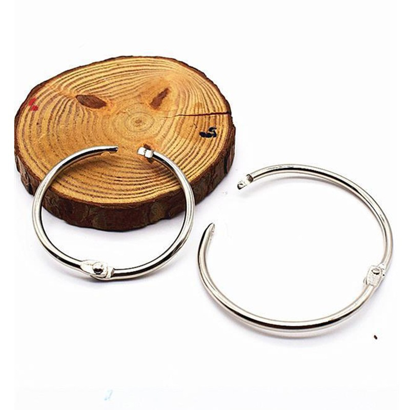 10pcs Loose Leaf Binder Rings  - Home Office Image 评论和价格