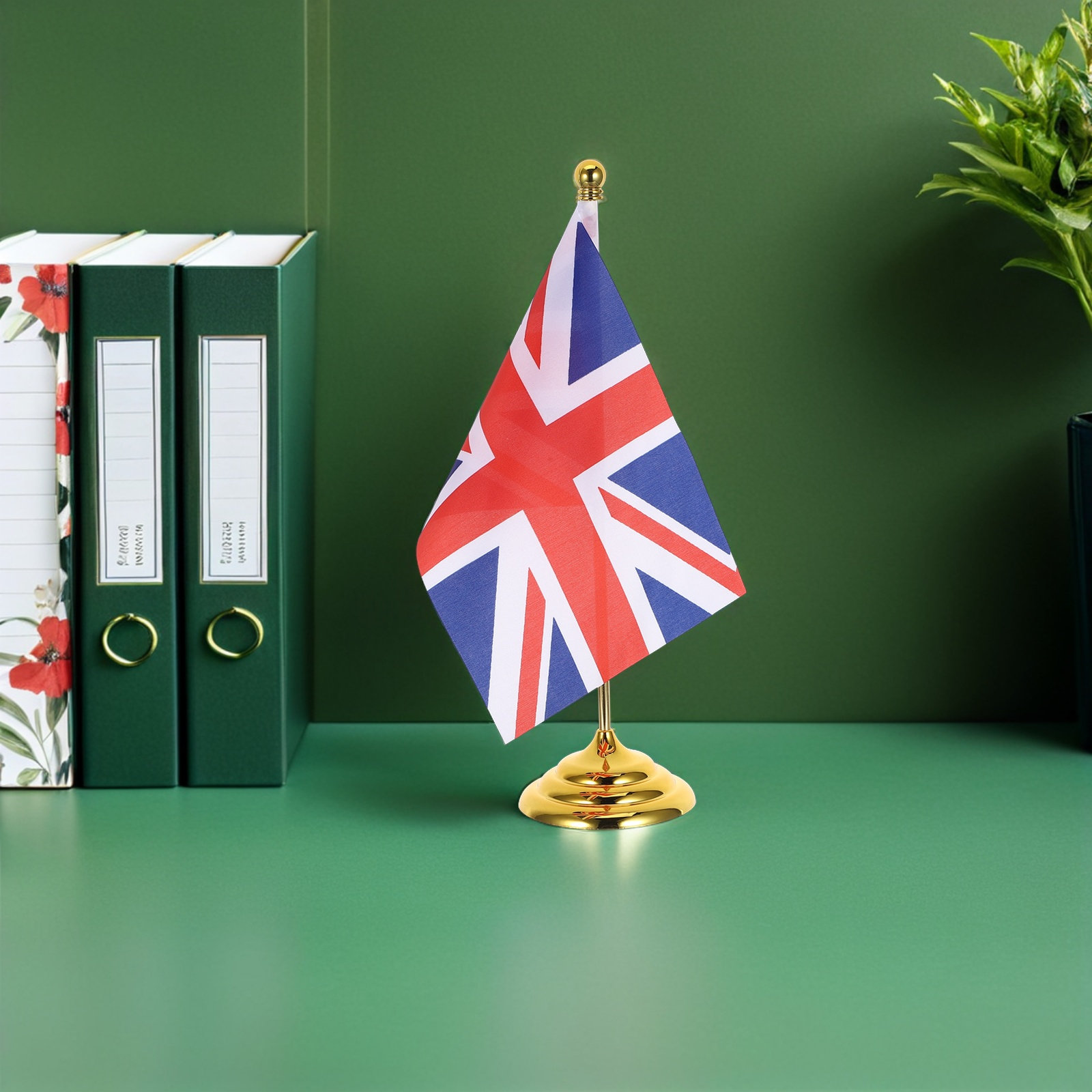 Mini Uk Desk Flag Set United K - Home Office United Kingdom 评论和价格