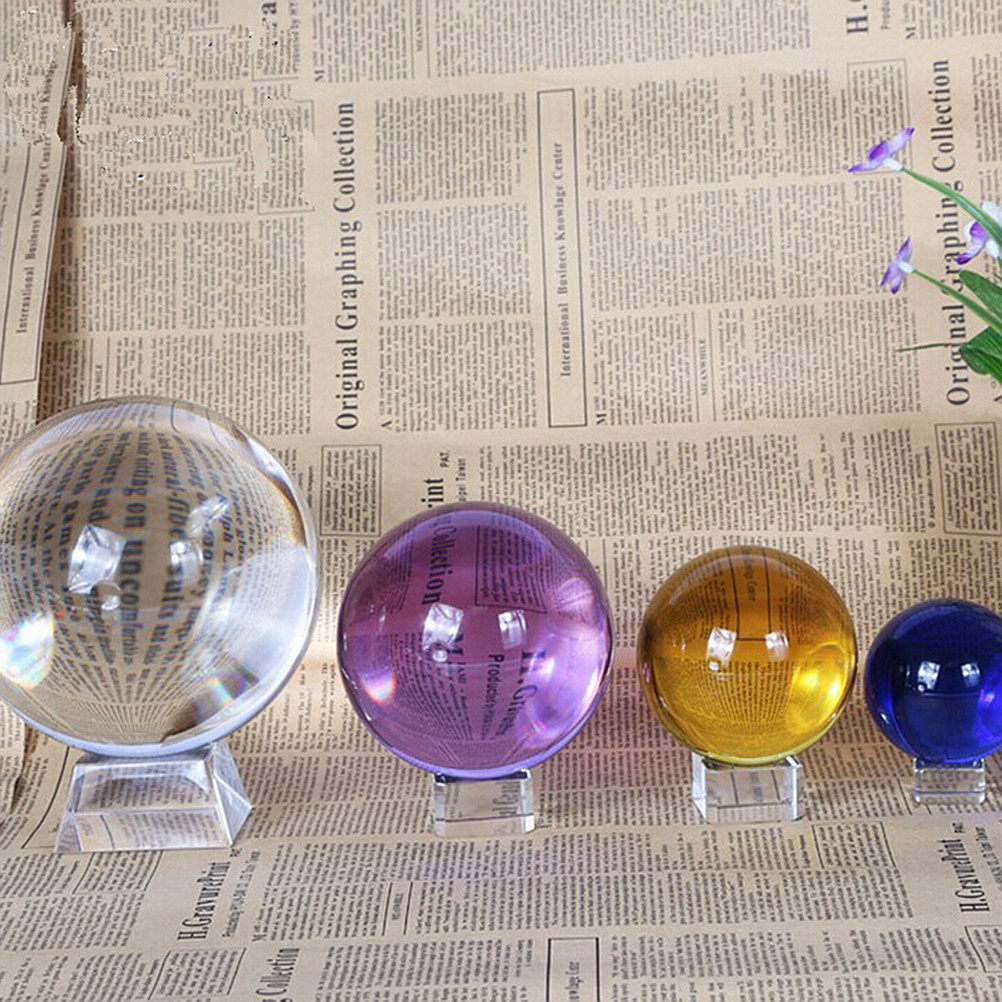 4Cm Crystal Ball Sphere Violet - Home Office Feng Shui 评论和价格