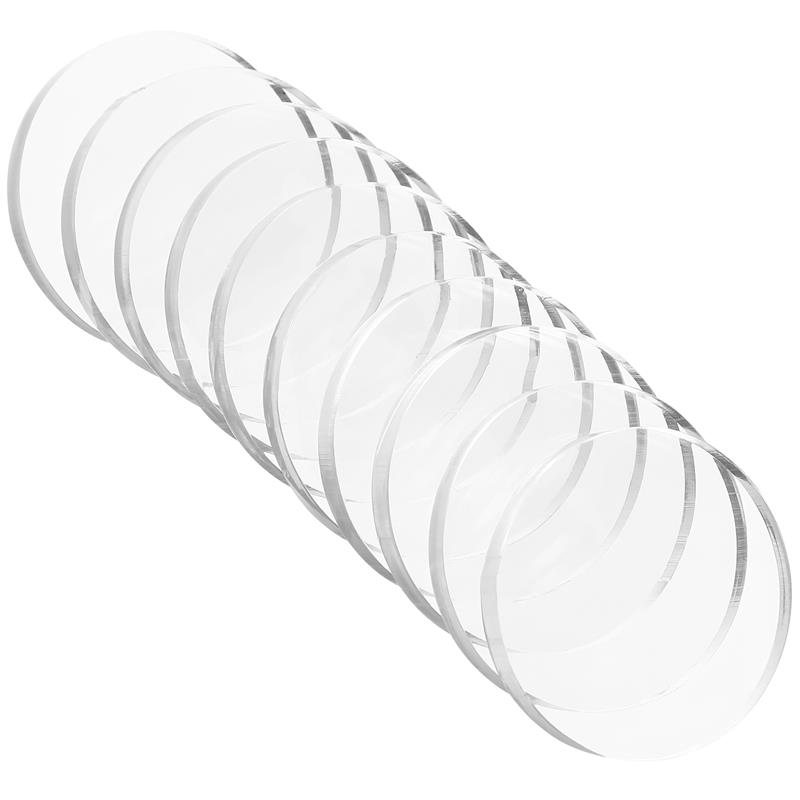 10pcs Glass Table Pad Anti Sli - Home Office Hidden Desk 评论和价格