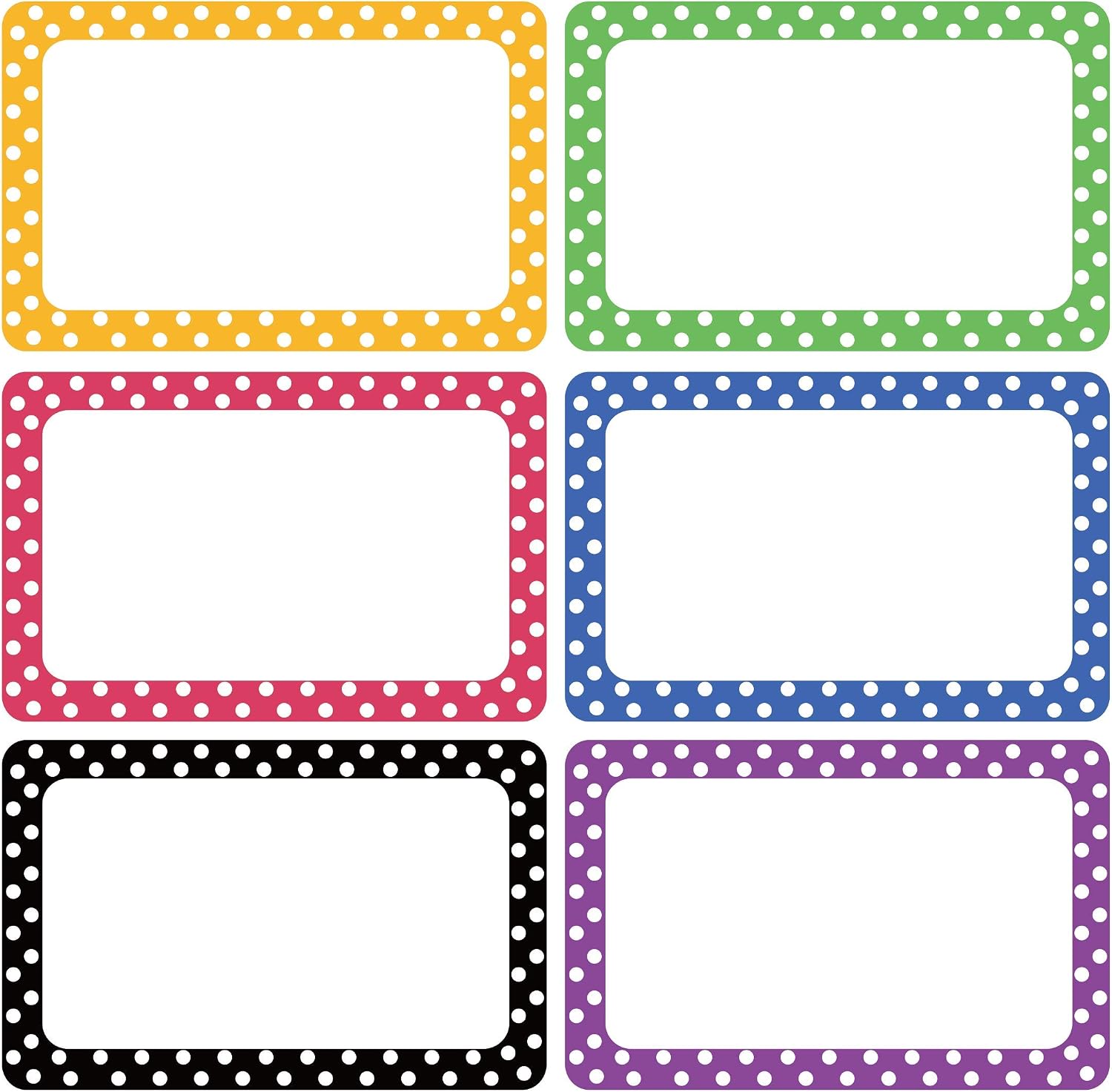 300 Cute Dot Name Stickers Col - Home Office Image 评论和价格