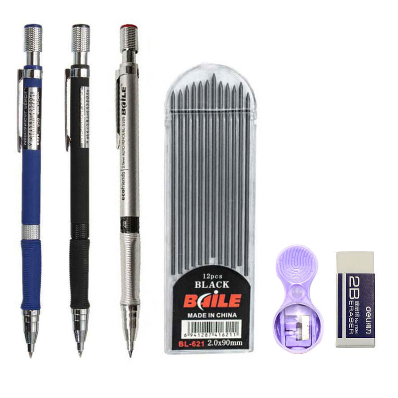 2.0mm Mechanical Pencil Set 2B - Staedtler Pencil Lumocolor 评论和价格