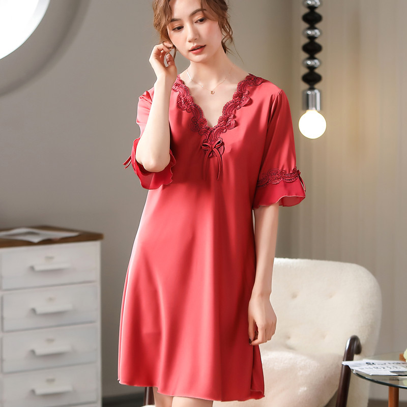 Padded Nightdress Women's Summ - Home Office 2024 评论和价格