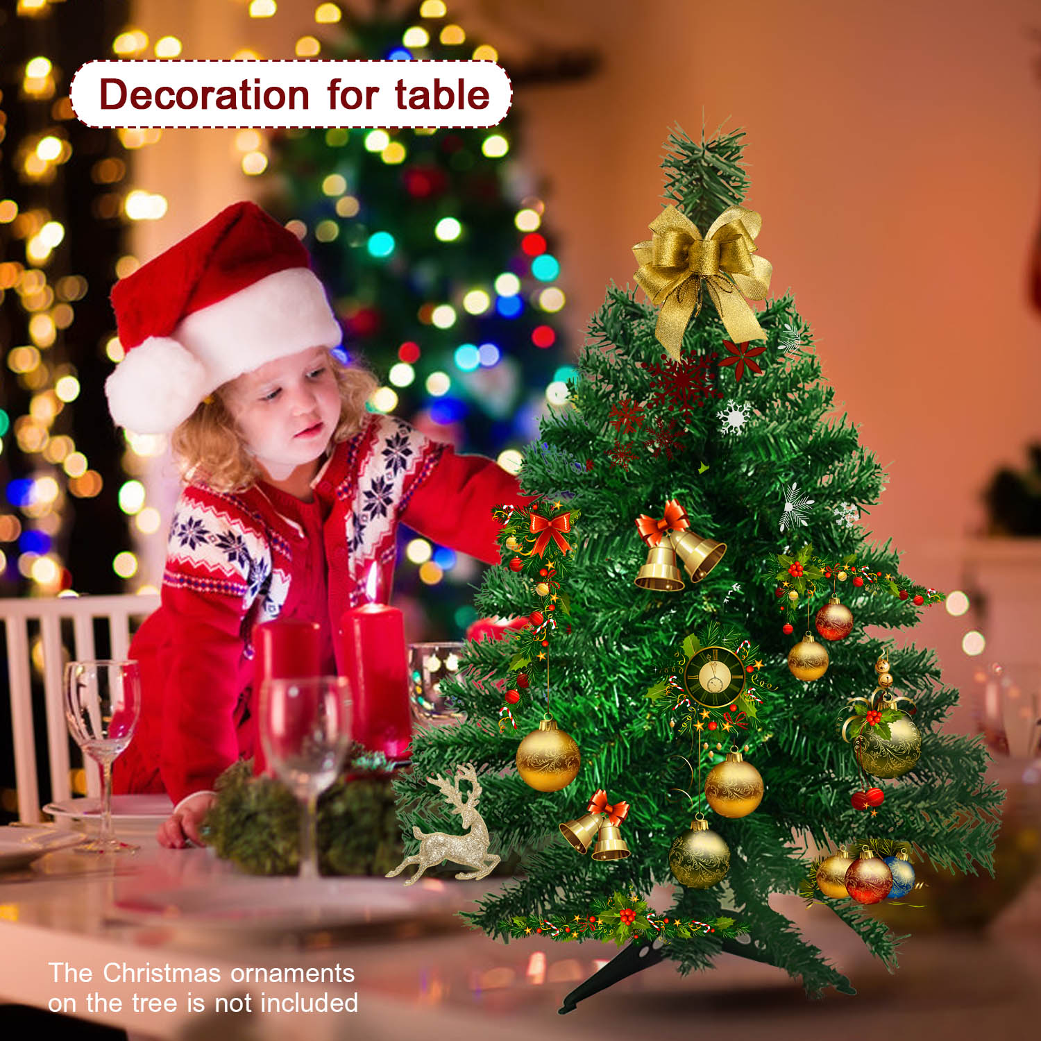 Small Artificial Christmas Tre - Home Office 2024 评论和价格