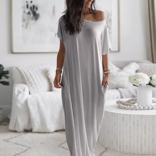 Women's Home Long Dress Summer - Home Office 2024 评论和价格