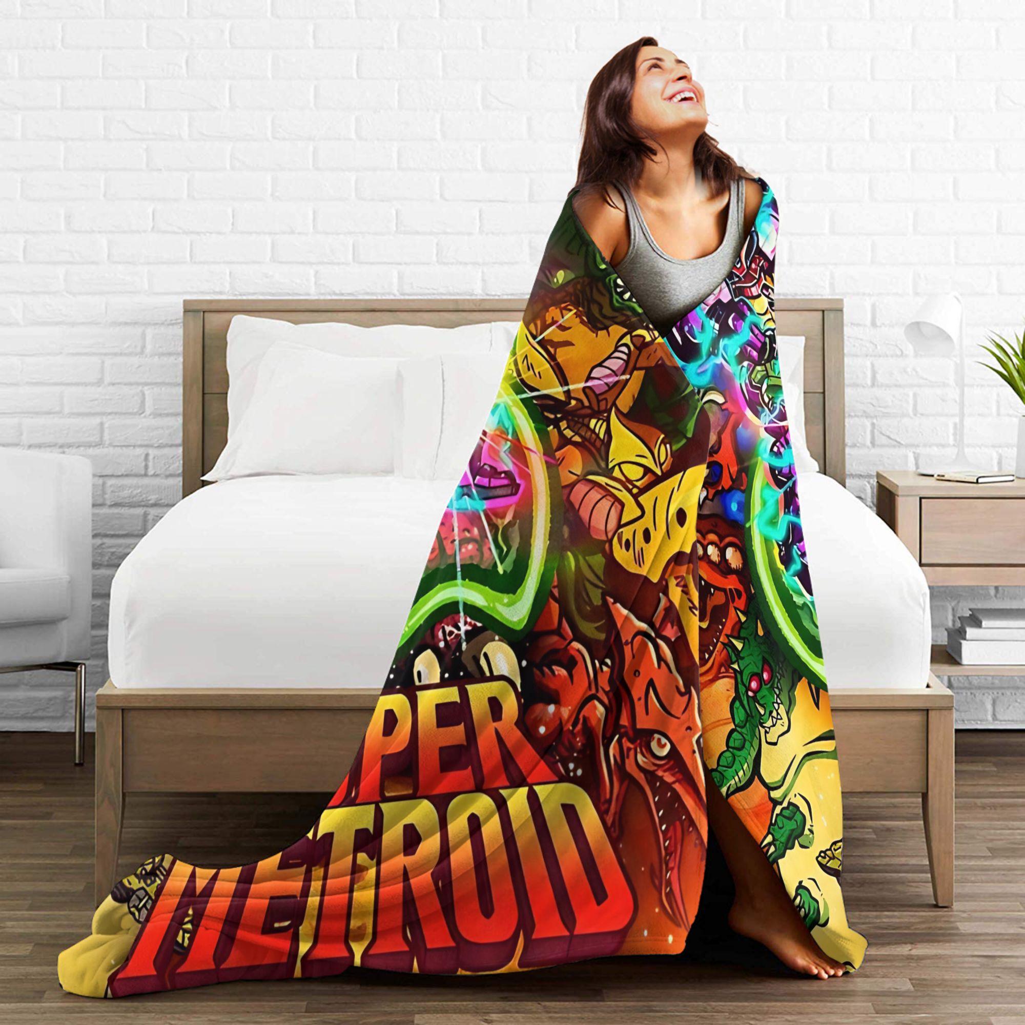 Metroids Hero Game  Flannel Bl - Home Office Trend 评论和价格