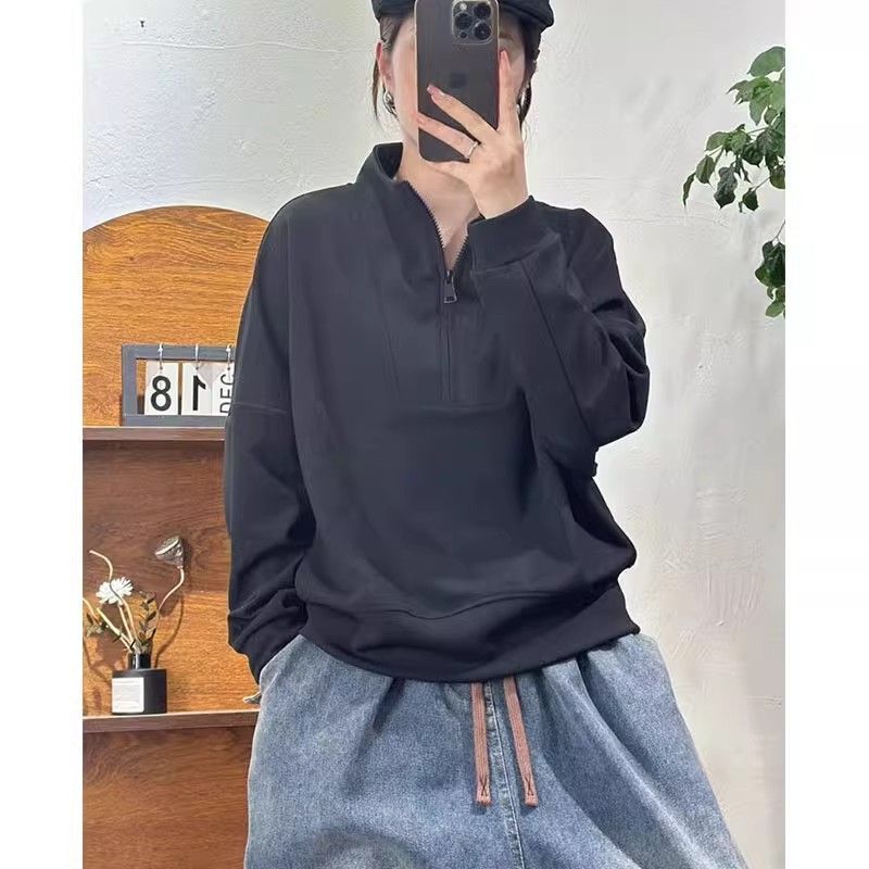 Autumn Winter Half Zipper Wome - Home Office 2024 评论和价格