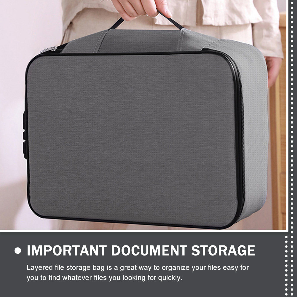 Portable Document Lock Box wit - Home Office For Passport 评论和价格