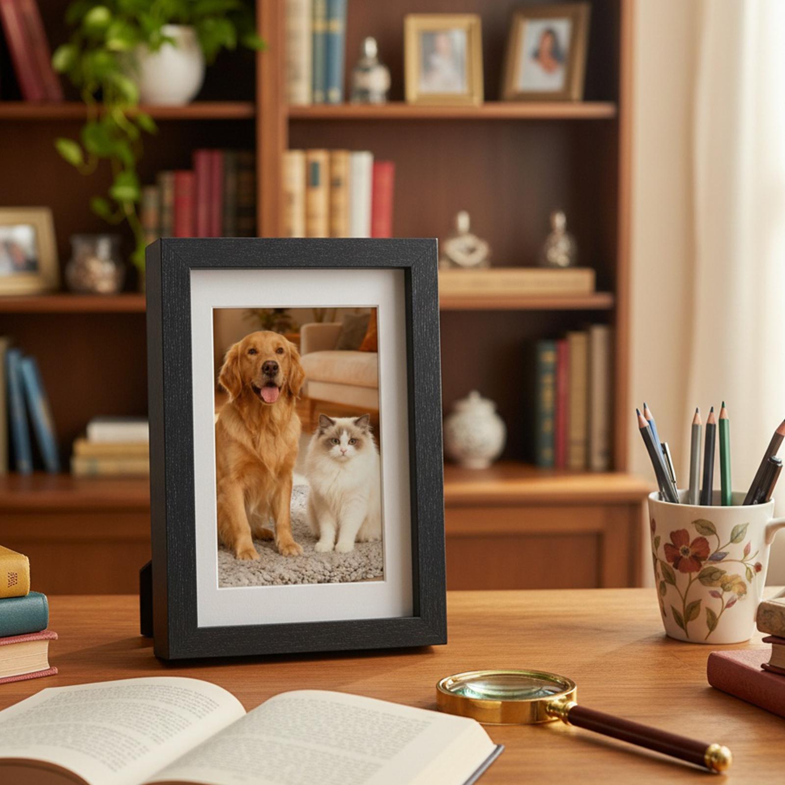 Portable Photo Frame Spacious  - Home Office For Passport 评论和价格