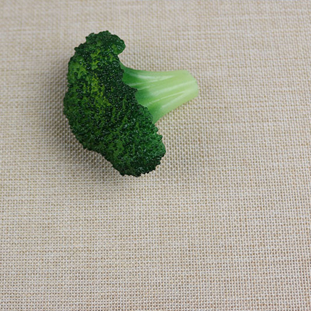 5Pcs Realistic Broccoli Decor  - Home Office Backdrop 评论和价格