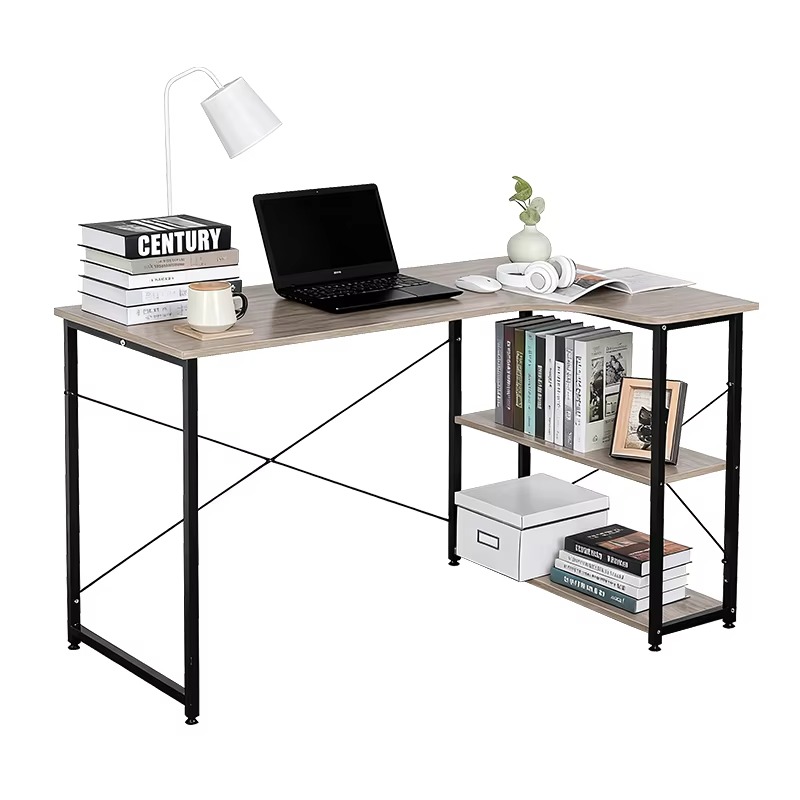 L Shaped Corner Desk With Book - Home Office L Shaped Desk 评论和价格