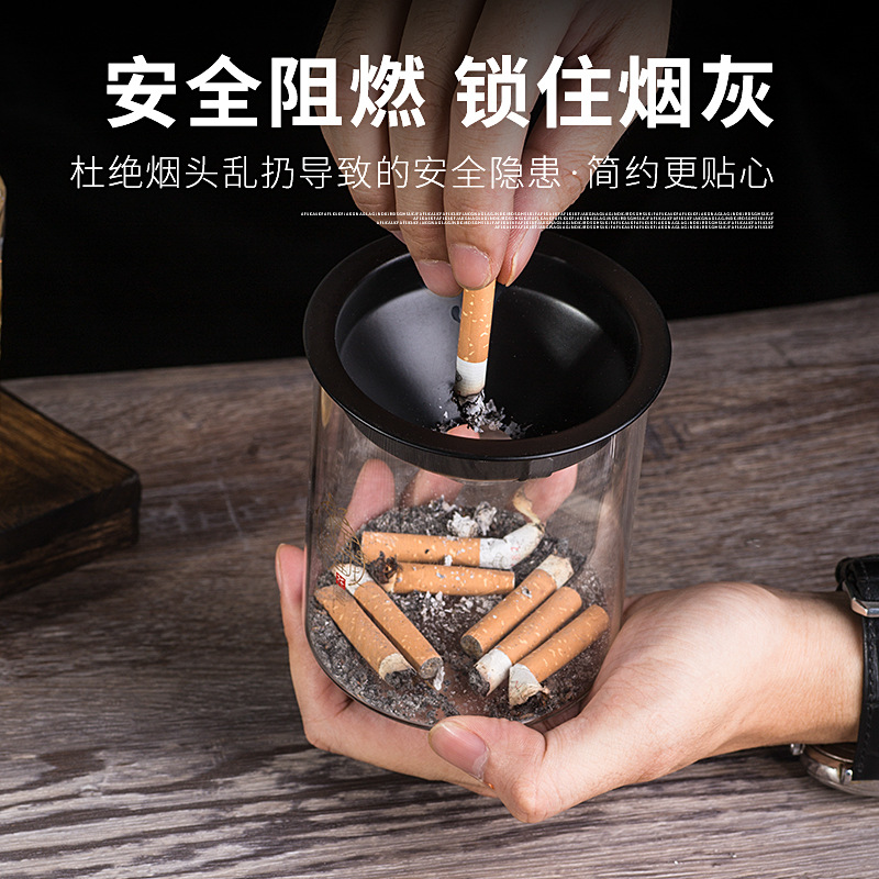 Creative stainless steel ashtr - Home Office Trend 评论和价格