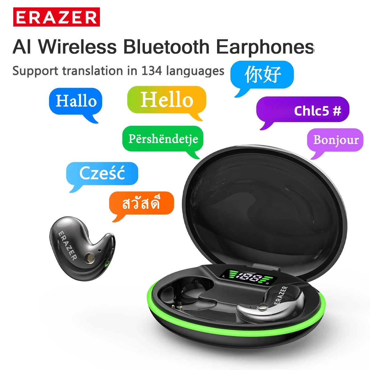 EARZER XF58 In-Ear Bluetooth H - Noise Canceling Headphones 评论和价格