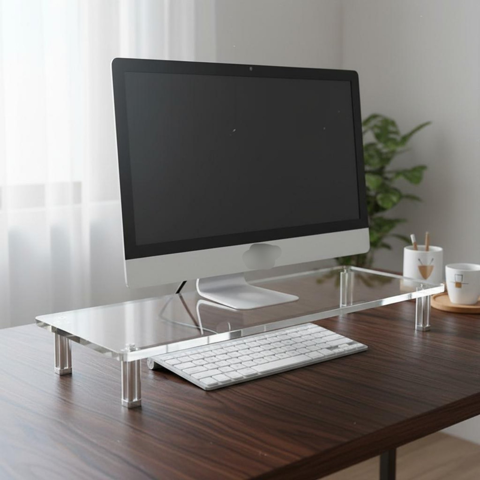 Acrylic Monitor Stand Easy to  - Monitor Riser Stand 评论和价格