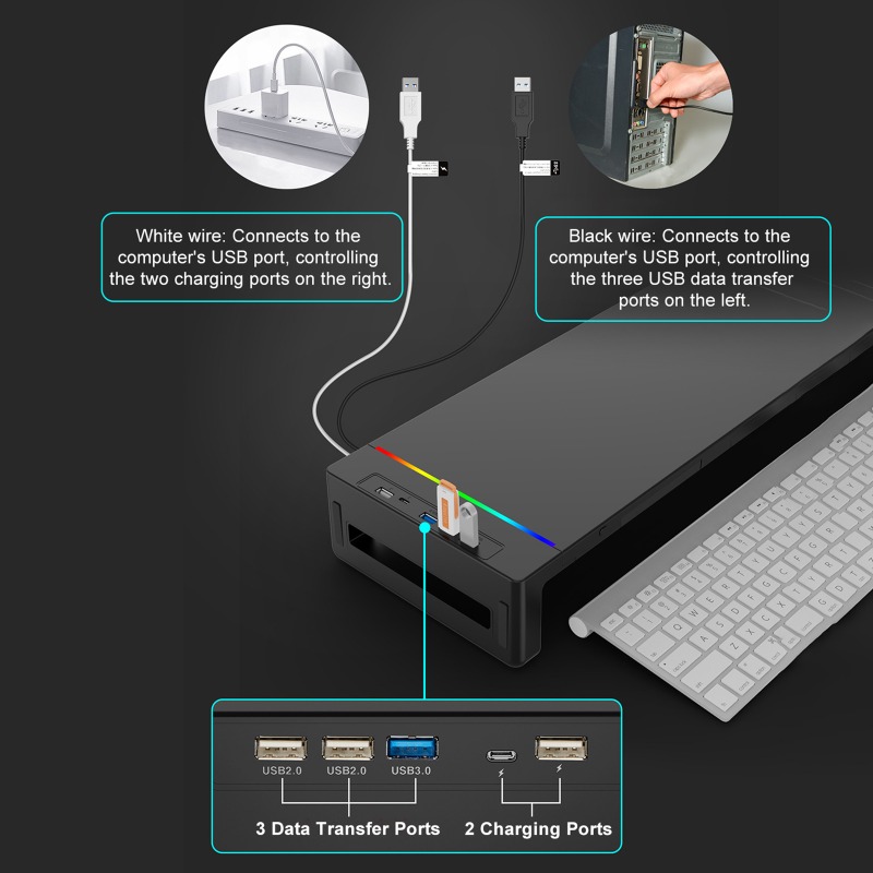 Monitor Stand Riser, With Fold - Monitor Riser Stand 评论和价格