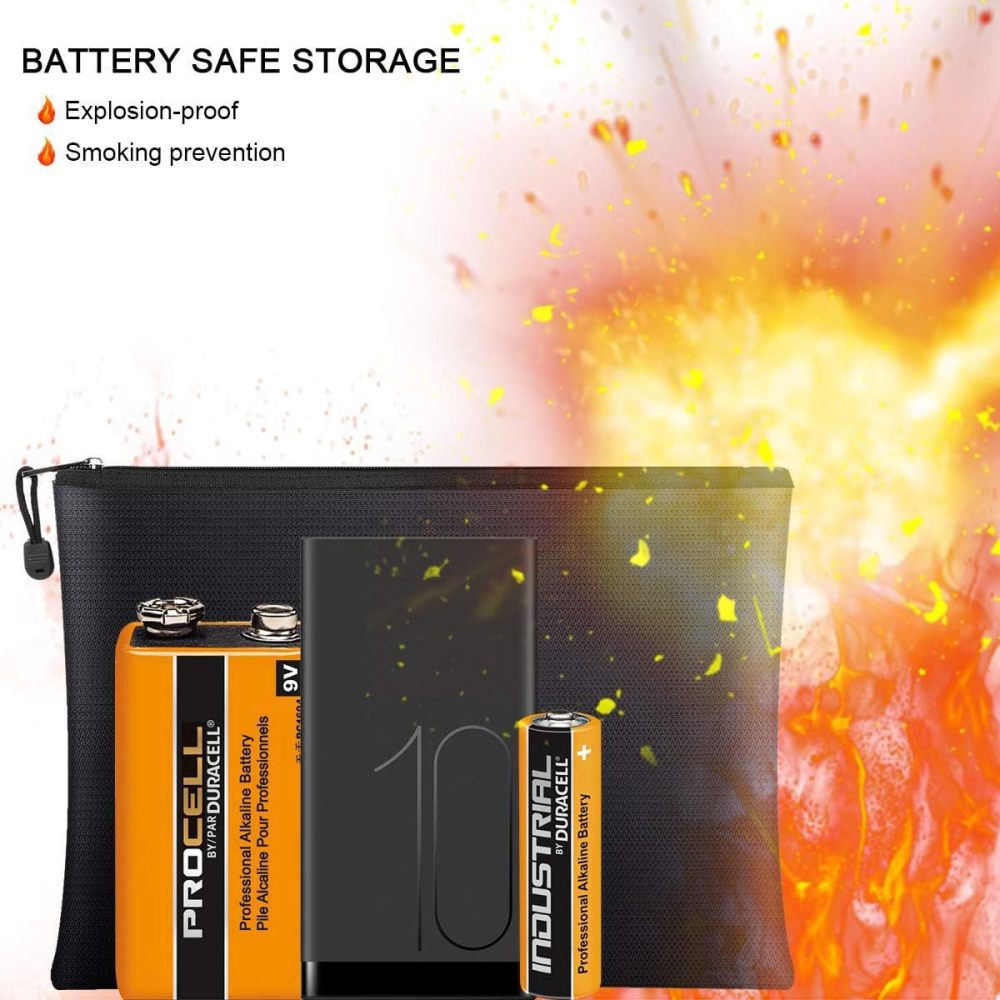 Fireproof Document Bag Waterpr - Home Office For Passport 评论和价格