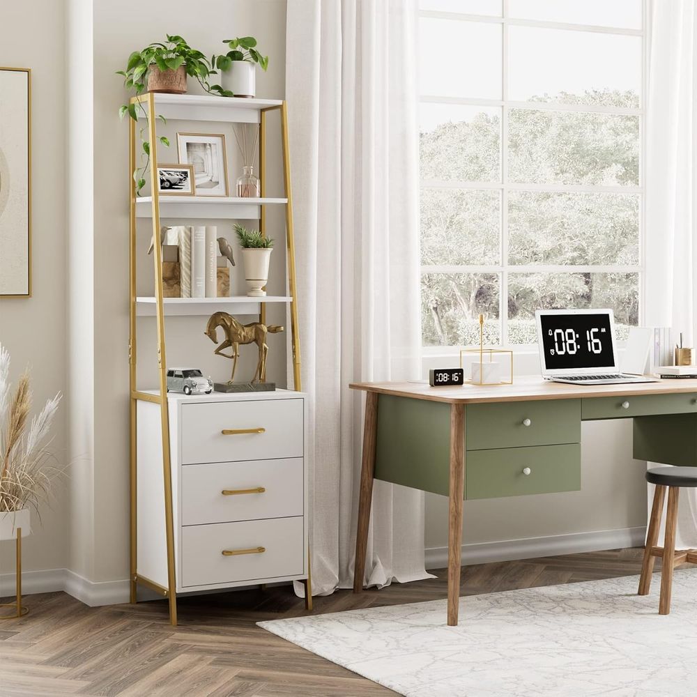 HITHOS 4-Tier Bookshel, Tall B - Home Office Shed 评论和价格