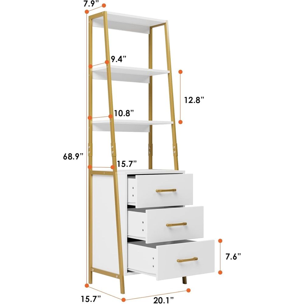 HITHOS 4-Tier Bookshel, Tall B - Home Office Shed 评论和价格