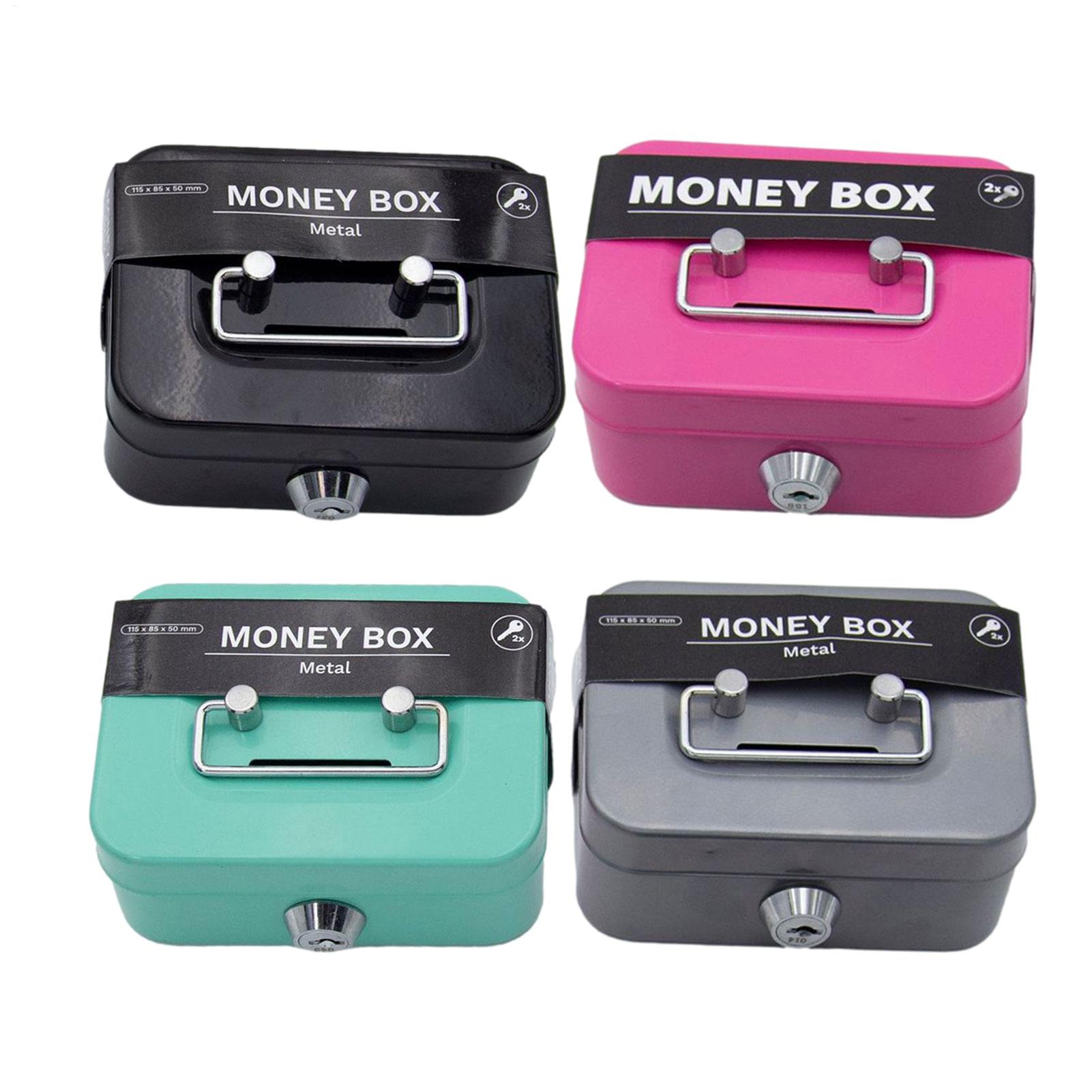 Mini Metal Safe Lock Box Porta - Home Office For Passport 评论和价格