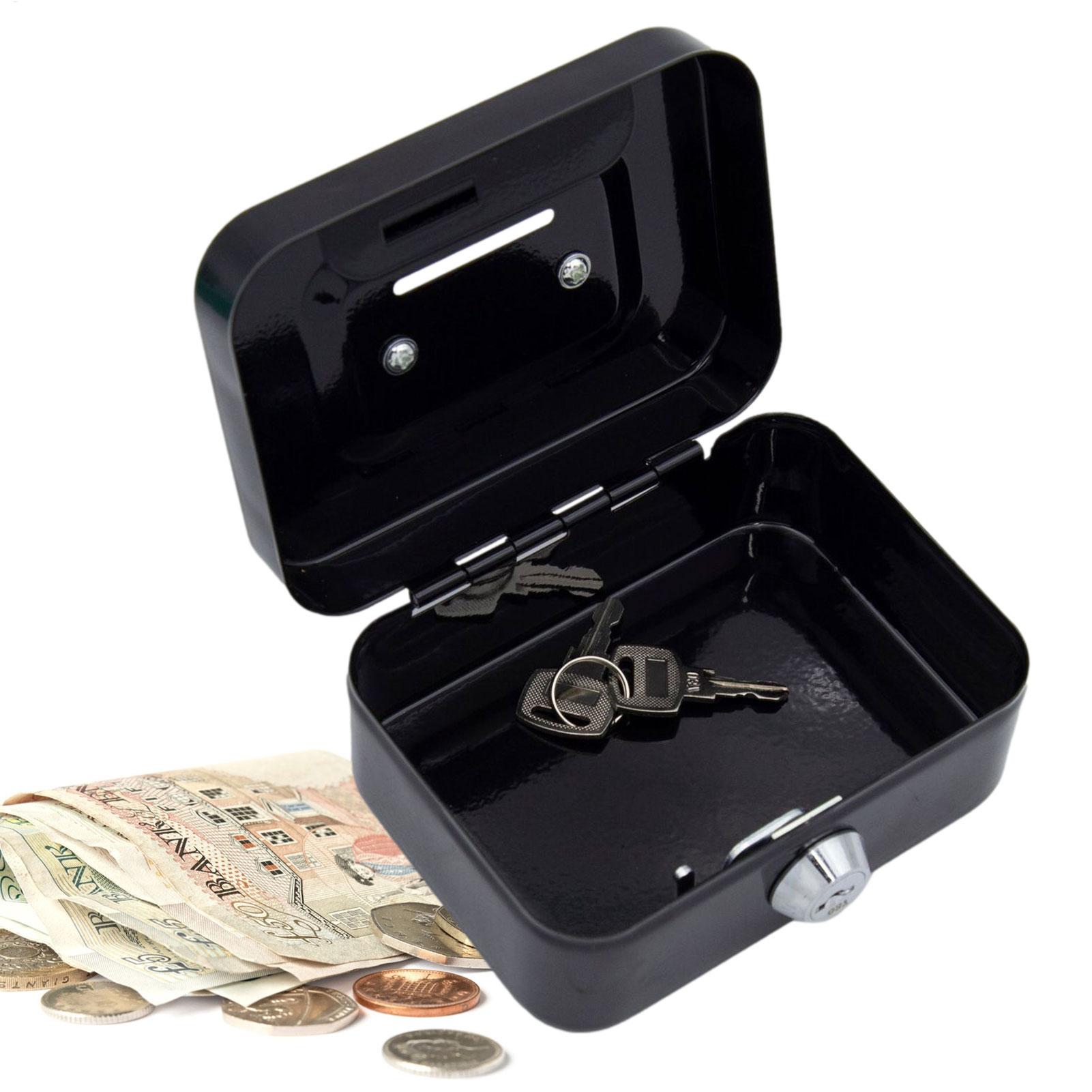 Mini Metal Safe Lock Box Porta - Home Office For Passport 评论和价格