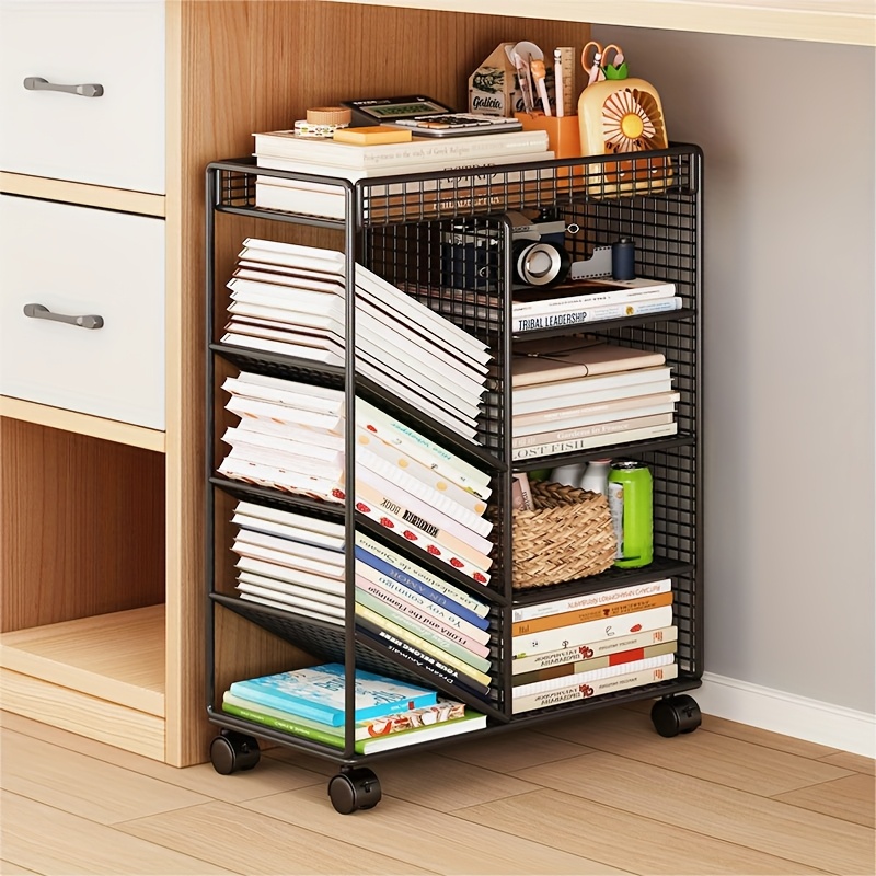 Rolling Book Cart -  Metal Mob - Home Office Shed 评论和价格