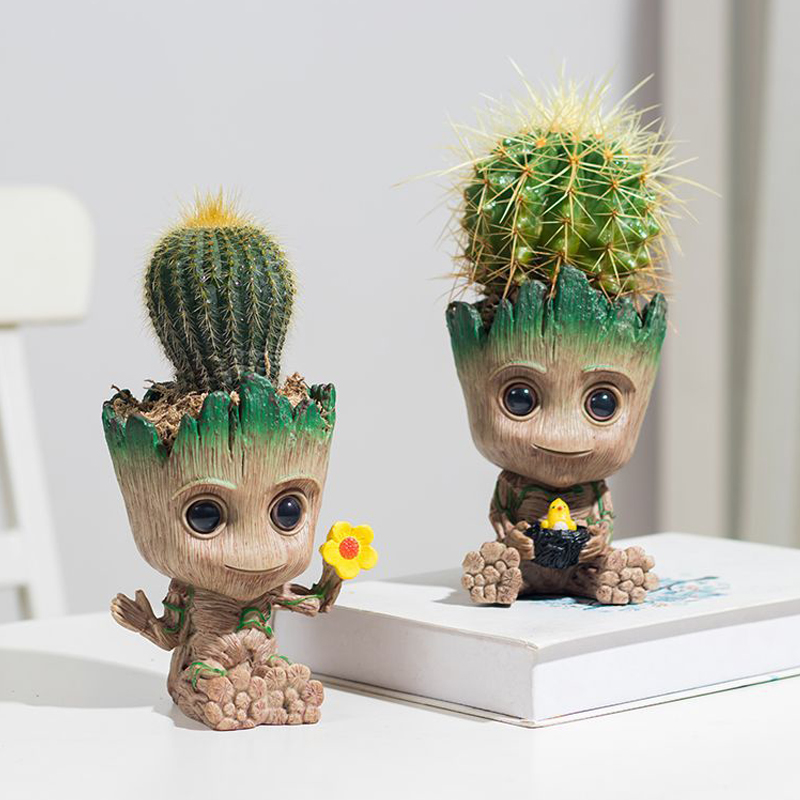 Baby Groot Flower Pot Home Dec - Home Office Romance Manga 评论和价格
