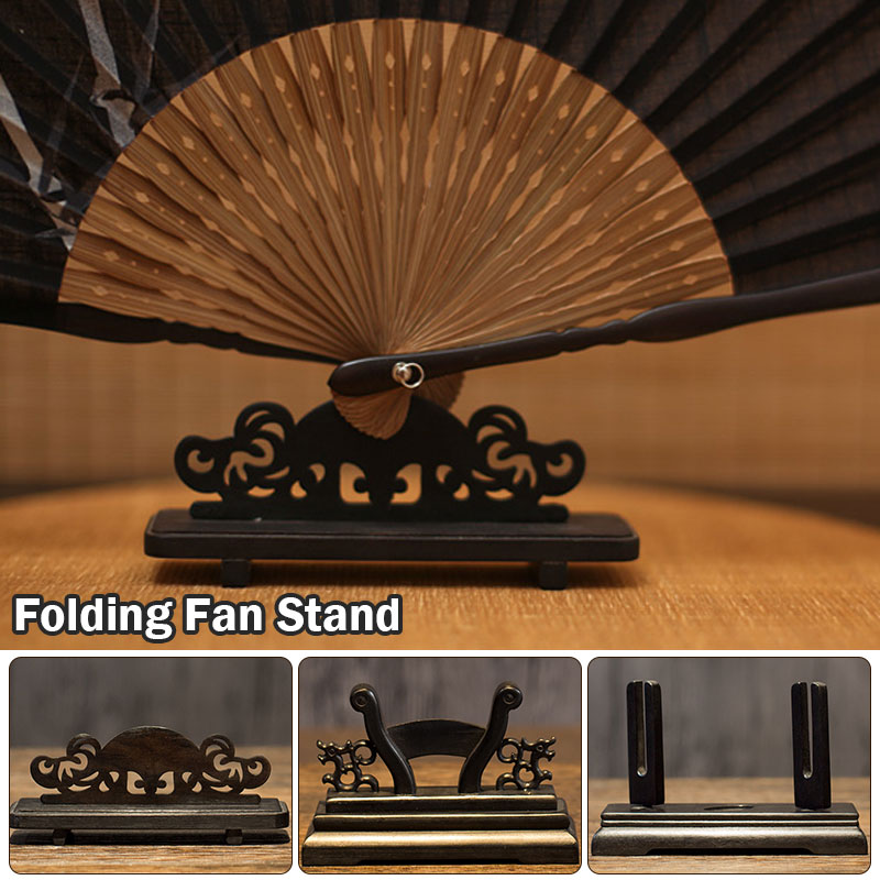 Vintage Art Style Folding Fan  - Home Office Hidden Desk 评论和价格