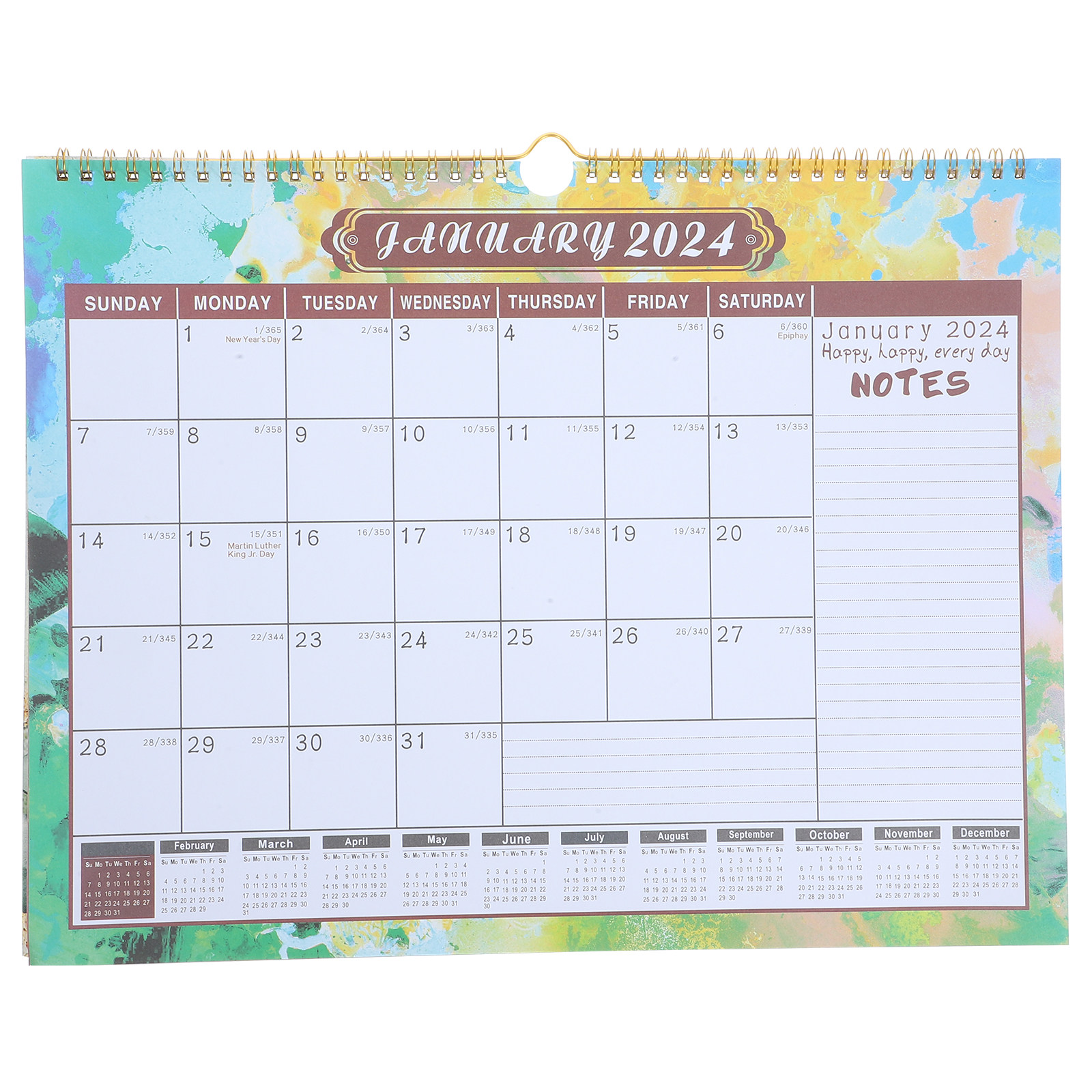 Wall Calendar Large 2024 Month - Home Office 2024 评论和价格