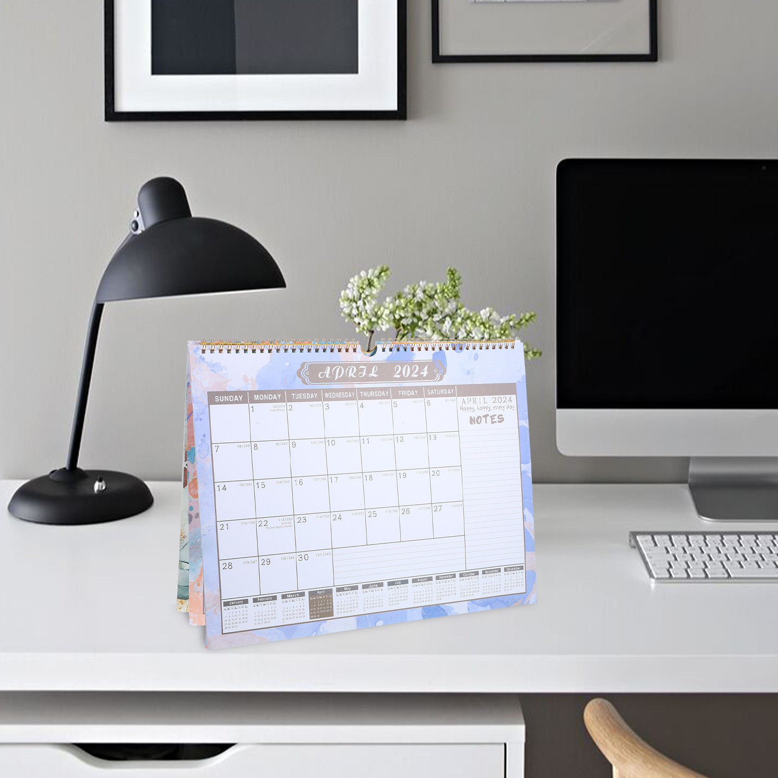 Wall Calendar Large 2024 Month - Home Office 2024 评论和价格