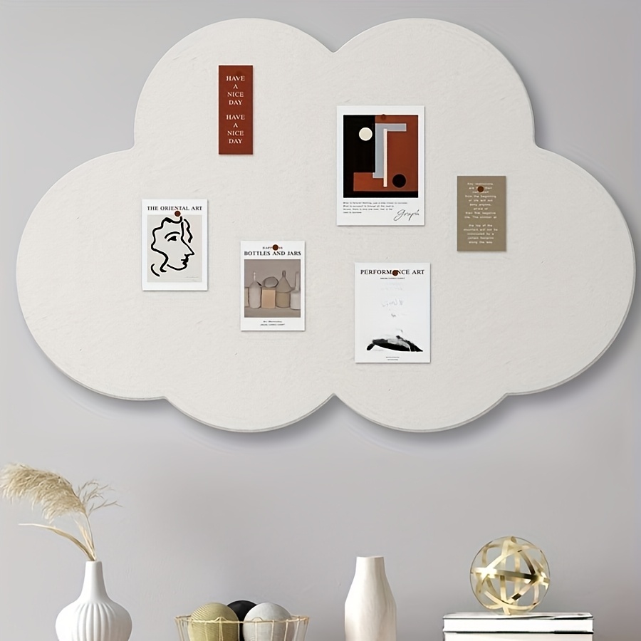 Cloud Shaped Felt Board Decora - Home Office Backdrop 评论和价格