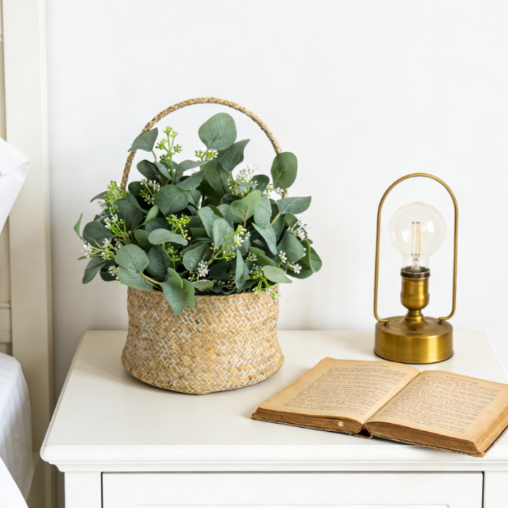 Artificial Eucalyptus Leaves G - Home Office Backdrop 评论和价格